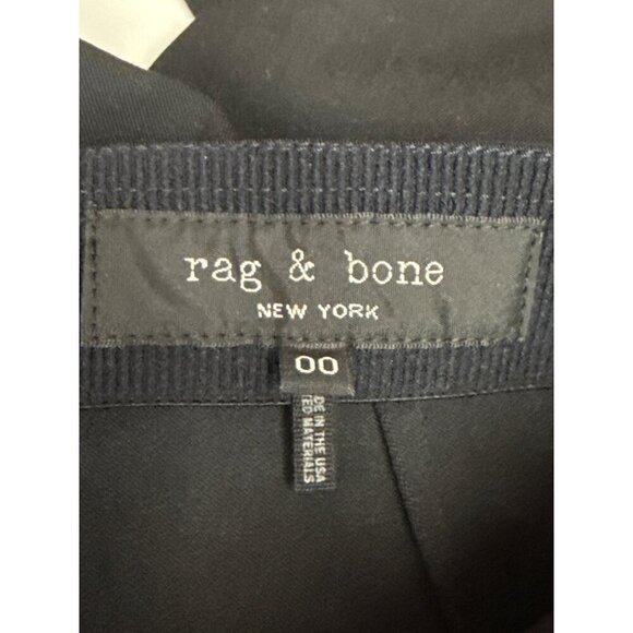 Rag & Bone Simone Women's Stretch Pant Black Crop Length Equestrian Size 00 - Picture 10 of 13